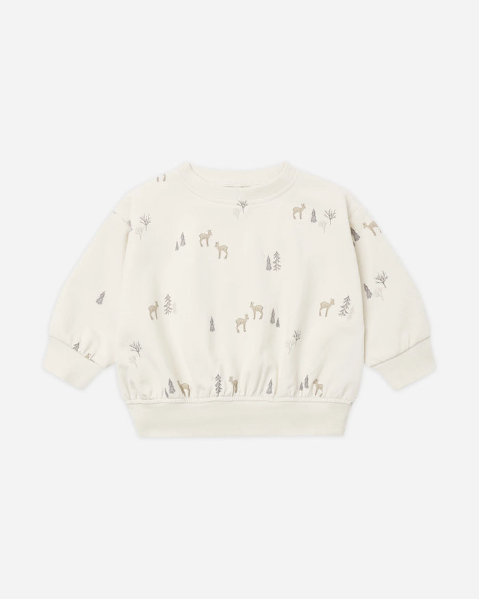 QM RELAXED DEER SWEAT SET