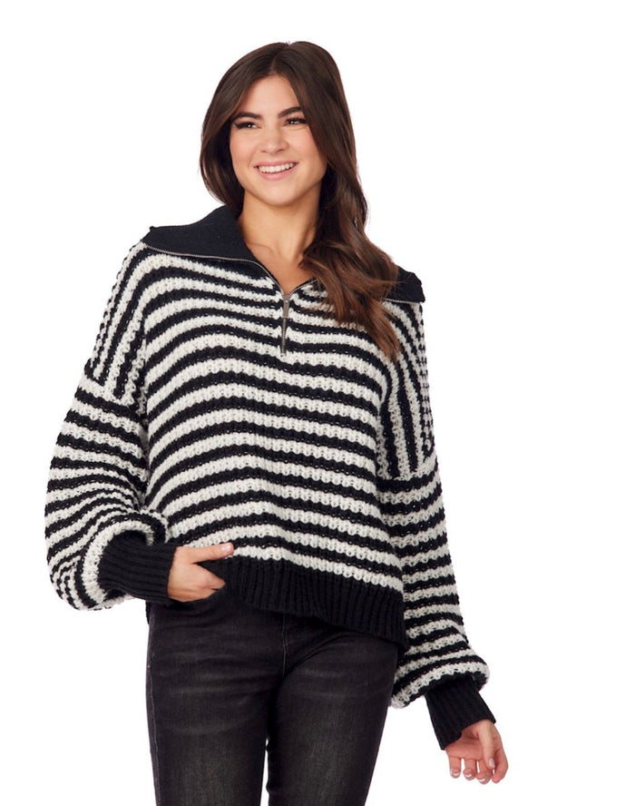 BLACK NORRIS SWEATER