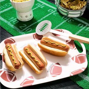 FOOTBALL TRAY & SPATULA SET
