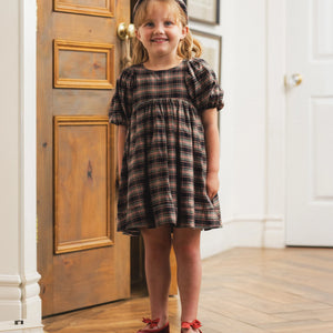 LUNA DRESS TARTAN