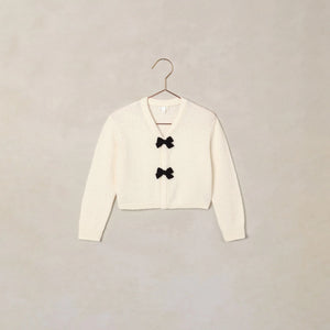 BOW CARDIGAN IVORY
