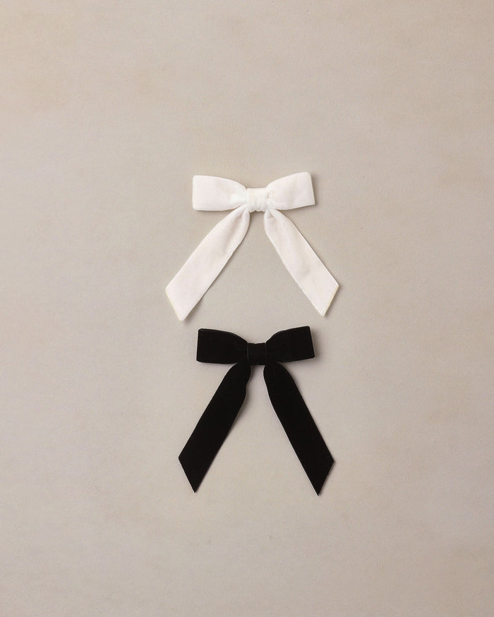 Velvet bow set, 2 color sets