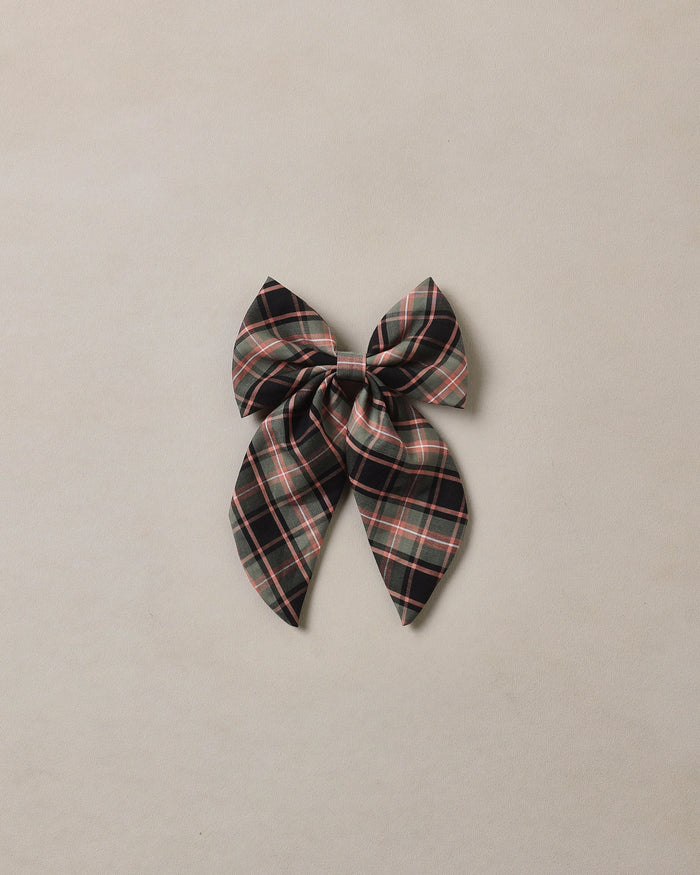 Everly plaid bow