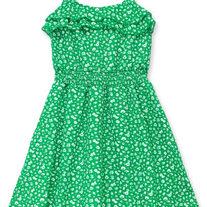 Kelly green tween sundress
