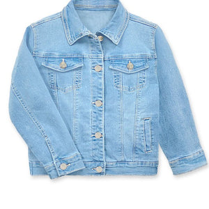 Girl's Premium Stretch Denim Jacket Basic Cut