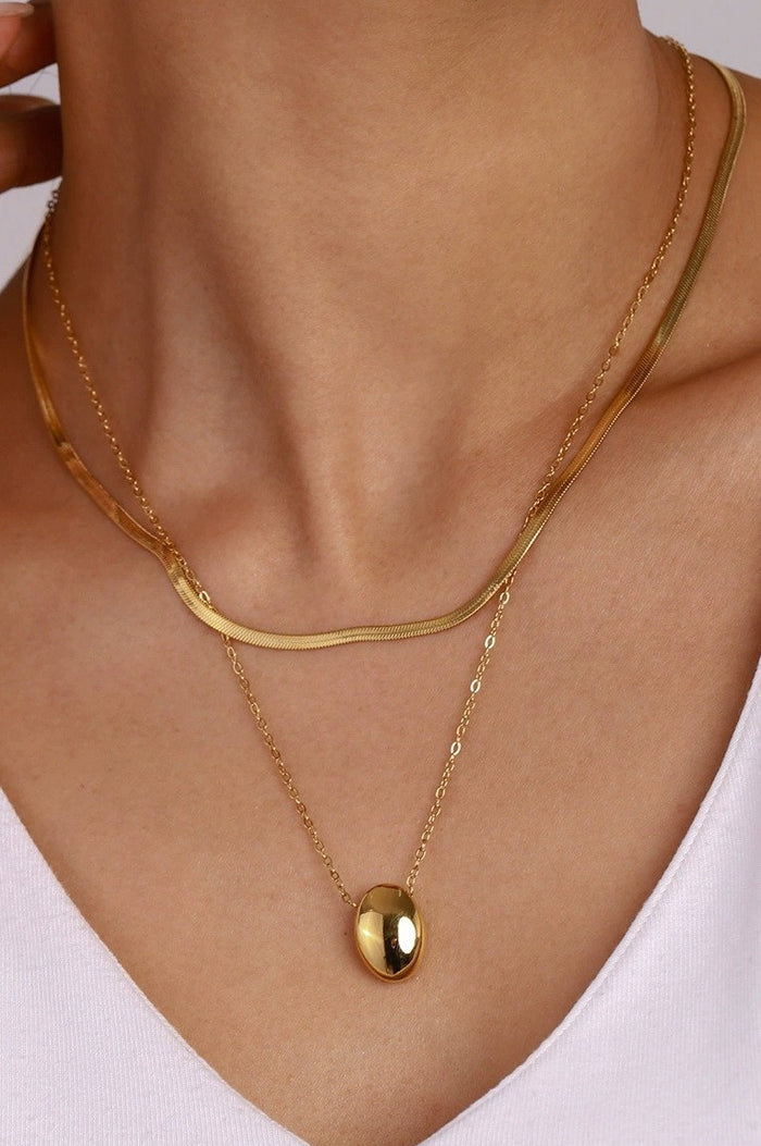 18k Stainless Steel Tarnish Free Layered Necklace