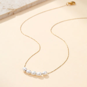 Stainless Steel Non-tarnish Pearl Necklace