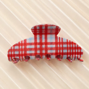 Pastel Plaid & Gingham Hair Claw Clip
