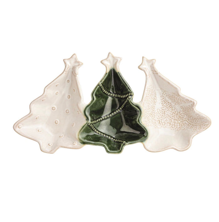 Tree triple dish