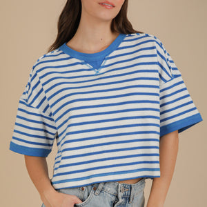 Oversized Stripe Casual Comfy Knit Top