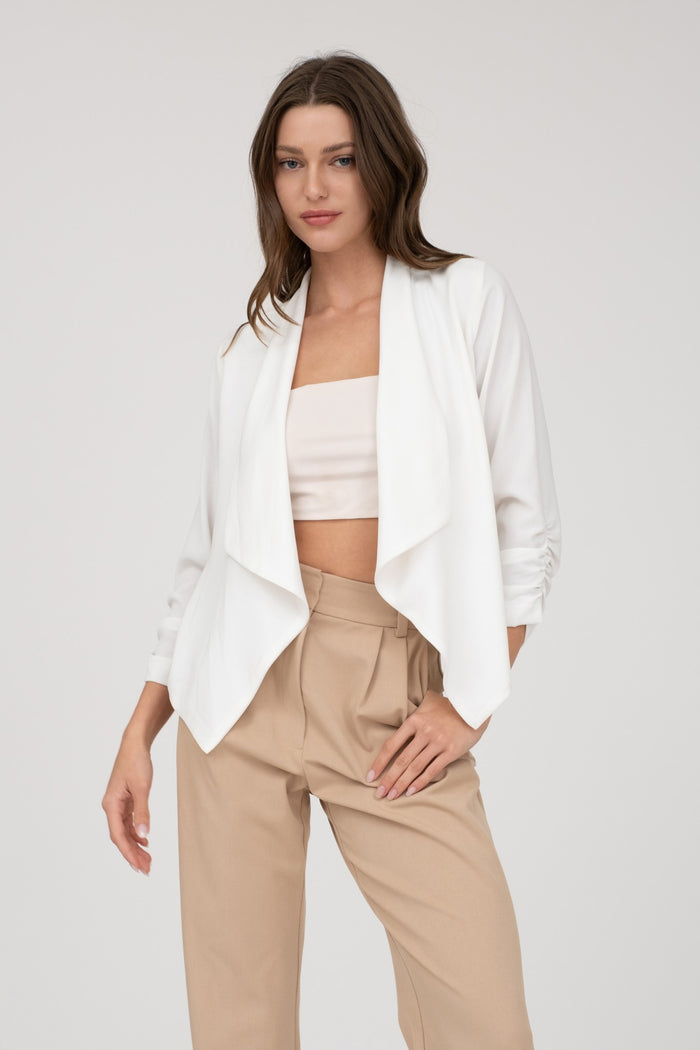 Off White 3/4 Blazer