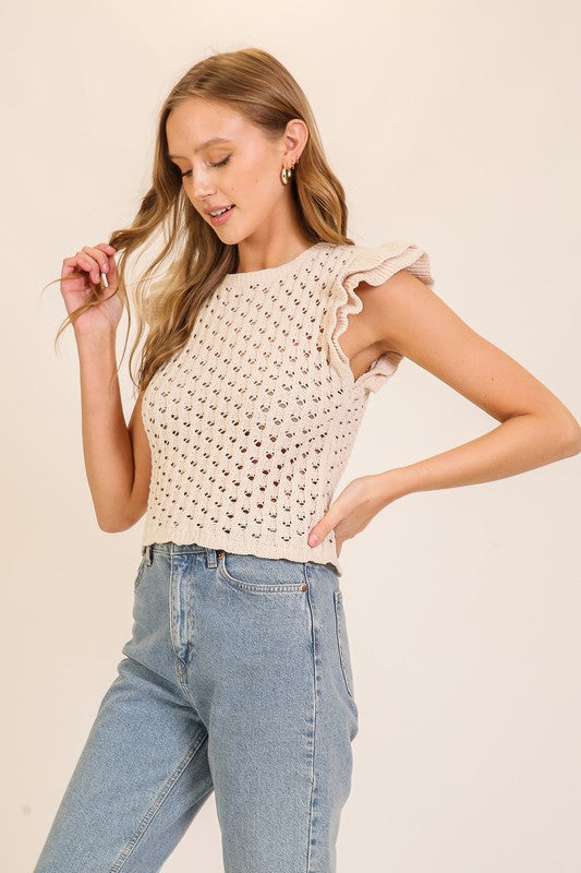 Textured Knit Top