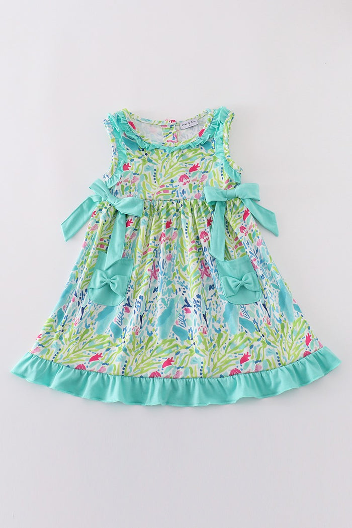 Tropical Breeze Print Dress