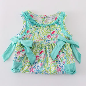 Tropical Breeze Print Dress