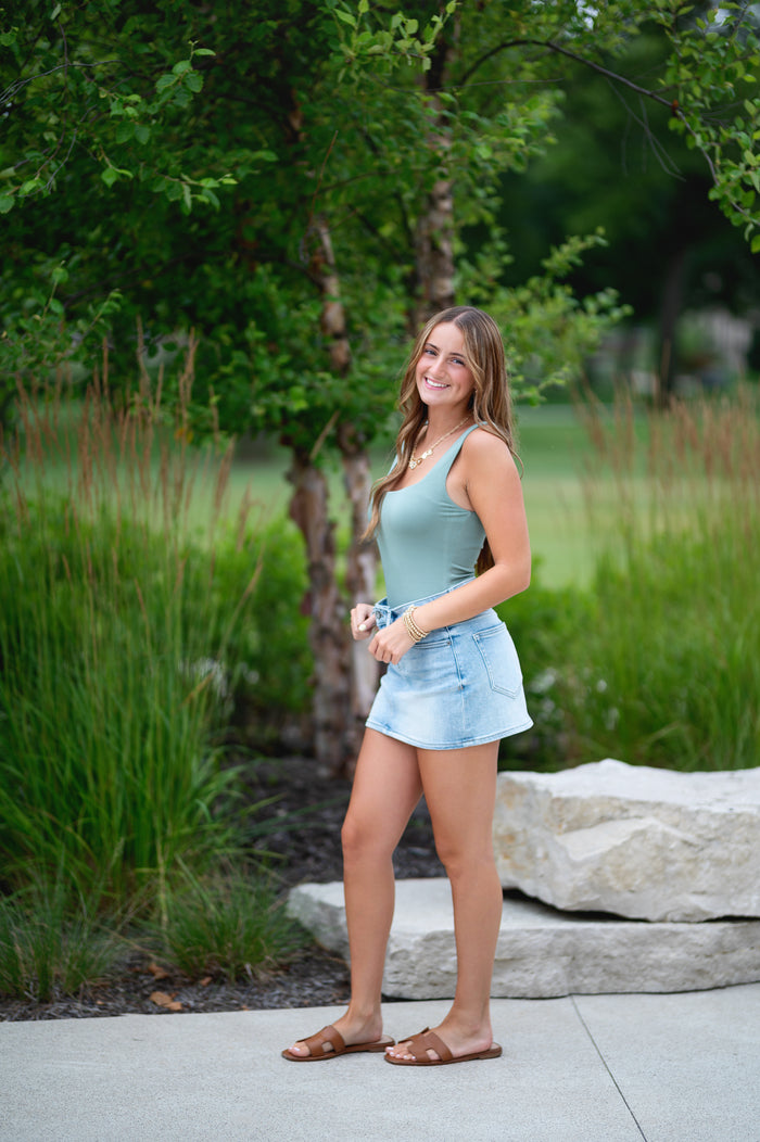Sage bodysuit