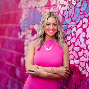 Hot Pink Solid Shift Dress