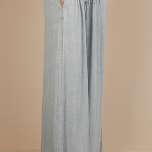 Wide leg Indigo pant