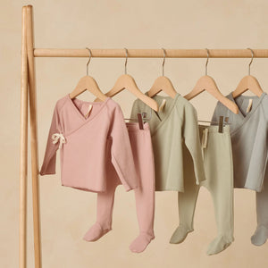 QM rose kimono set