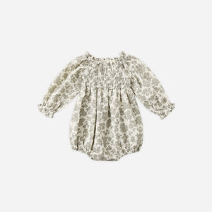 QM green floral bubble