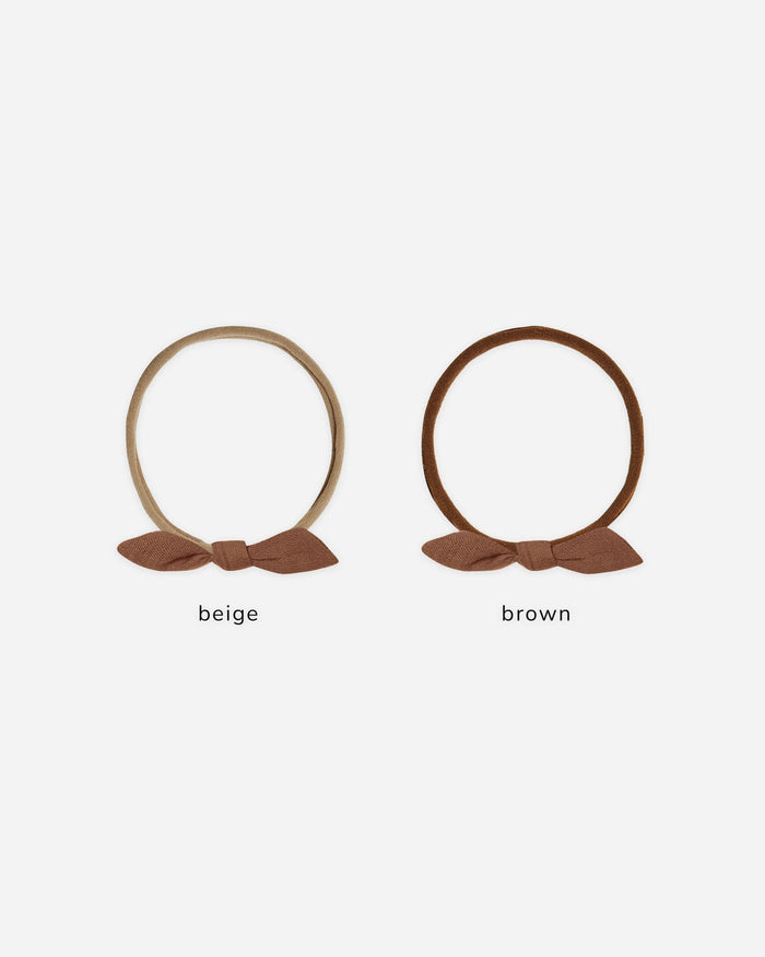 QM DARK BROWN HEADBAND
