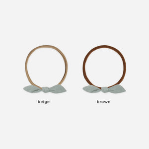 QM knotted headband, several colors