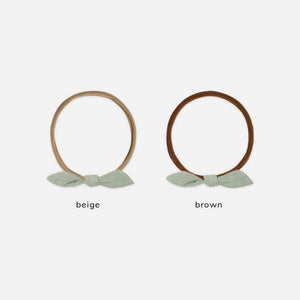 QM knotted headband, several colors