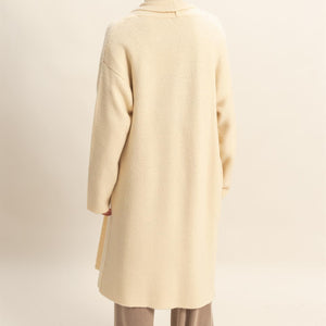 Longline Open Front Duster Sweater