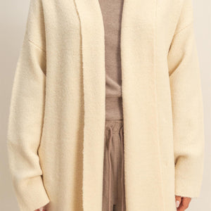 Longline Open Front Duster Sweater