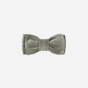 Velour Bow Headband || Forest