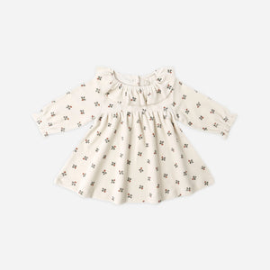 Velour Baby Dress || Holly Berry