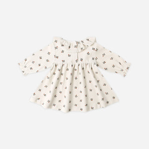 Velour Baby Dress || Holly Berry