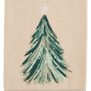 WHITE CHRISTMAS PAINTED TOWELS