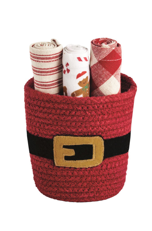 SANTA BASKET TOWEL SET
