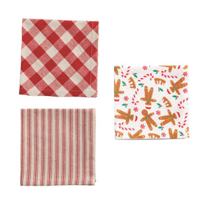 SANTA BASKET TOWEL SET