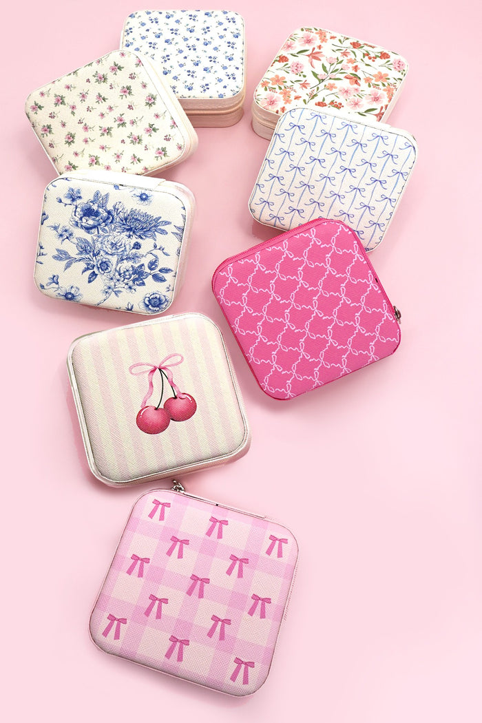 Designed Jewelry Organizer Travel Box Case