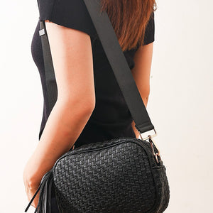 Genuine Woven Willow Camera Bag, 2 colors