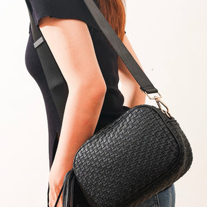 Genuine Woven Willow Camera Bag, 2 colors