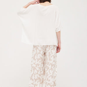 SIDE WRAP WIDE PANT