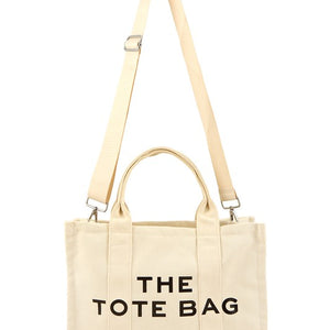 Beige The Medium Crossbody Tote Bag