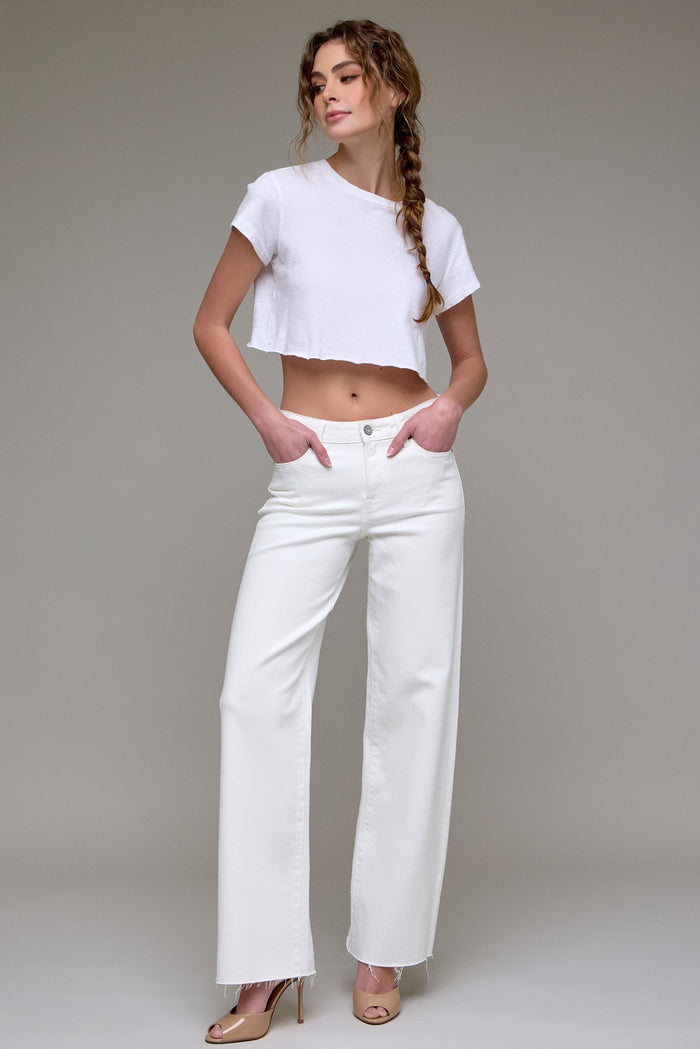 Pearl Wash Clean Cut 32in Inseam Dad Jean