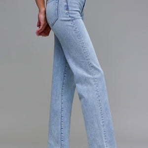 Medium Light Clean Stretch Classic Straight