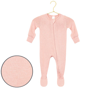 Piper plush zip footie