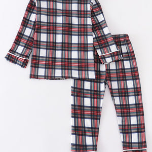 Vintage plaid pajamas, unisex