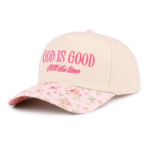 God Is Good All The Time Two-tone Canvas Cap