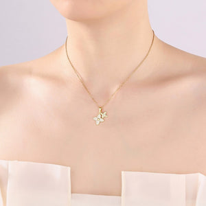 18k Stainless Steel Tarnish Free Cross Necklace, silver