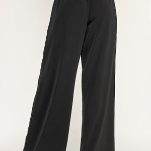 Black High waist wide leg pants