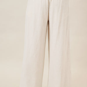 Pleated Detail Wide Leg Pants