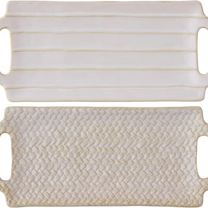 Small Basket weave everything tray