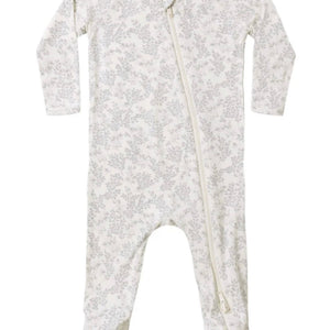 QM cloud floral bamboo pj set