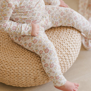QM floral bloom bamboo pj set